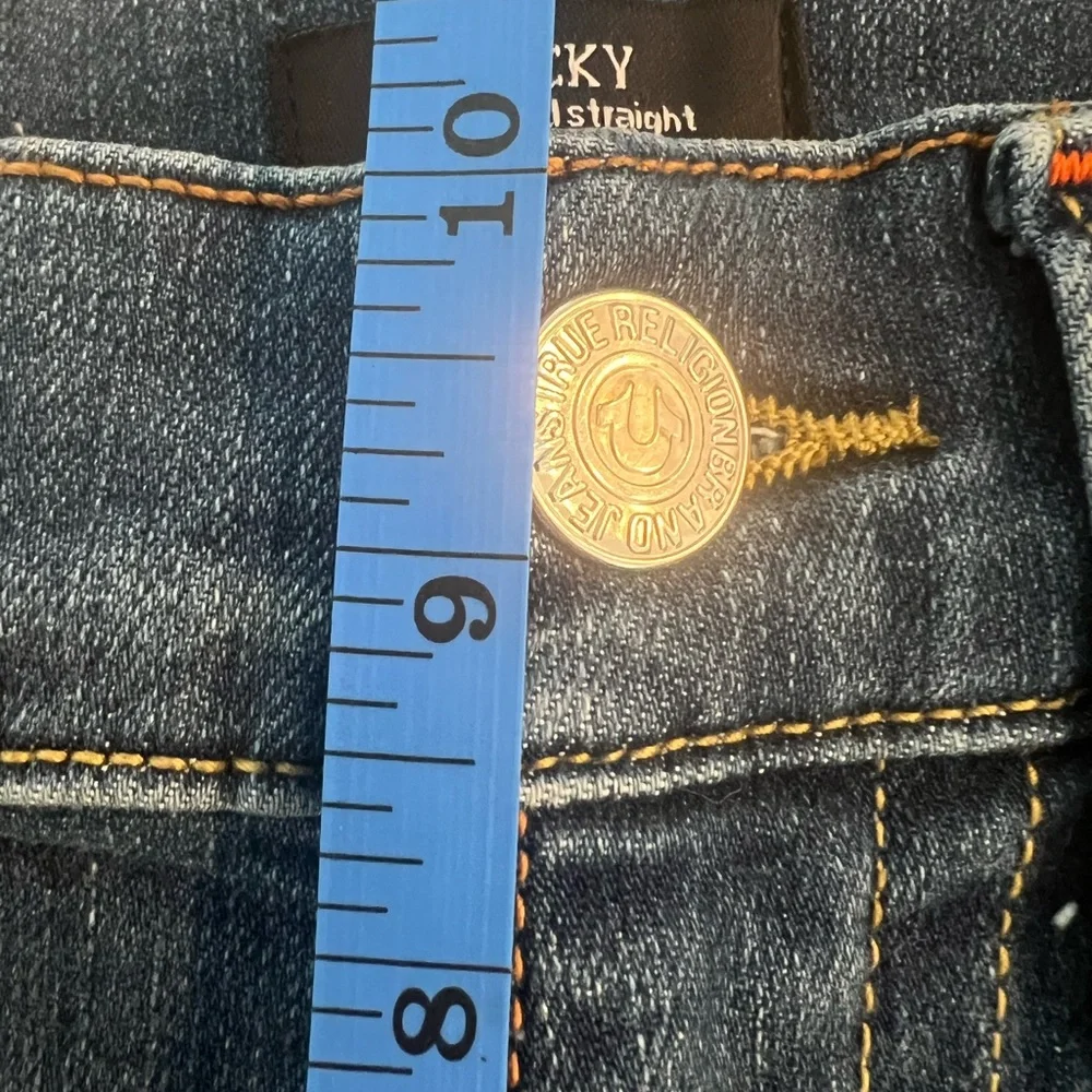 True Religion Ricky Relaxed Straight 30x33 Stretch Flap Pocket EXCELLENT